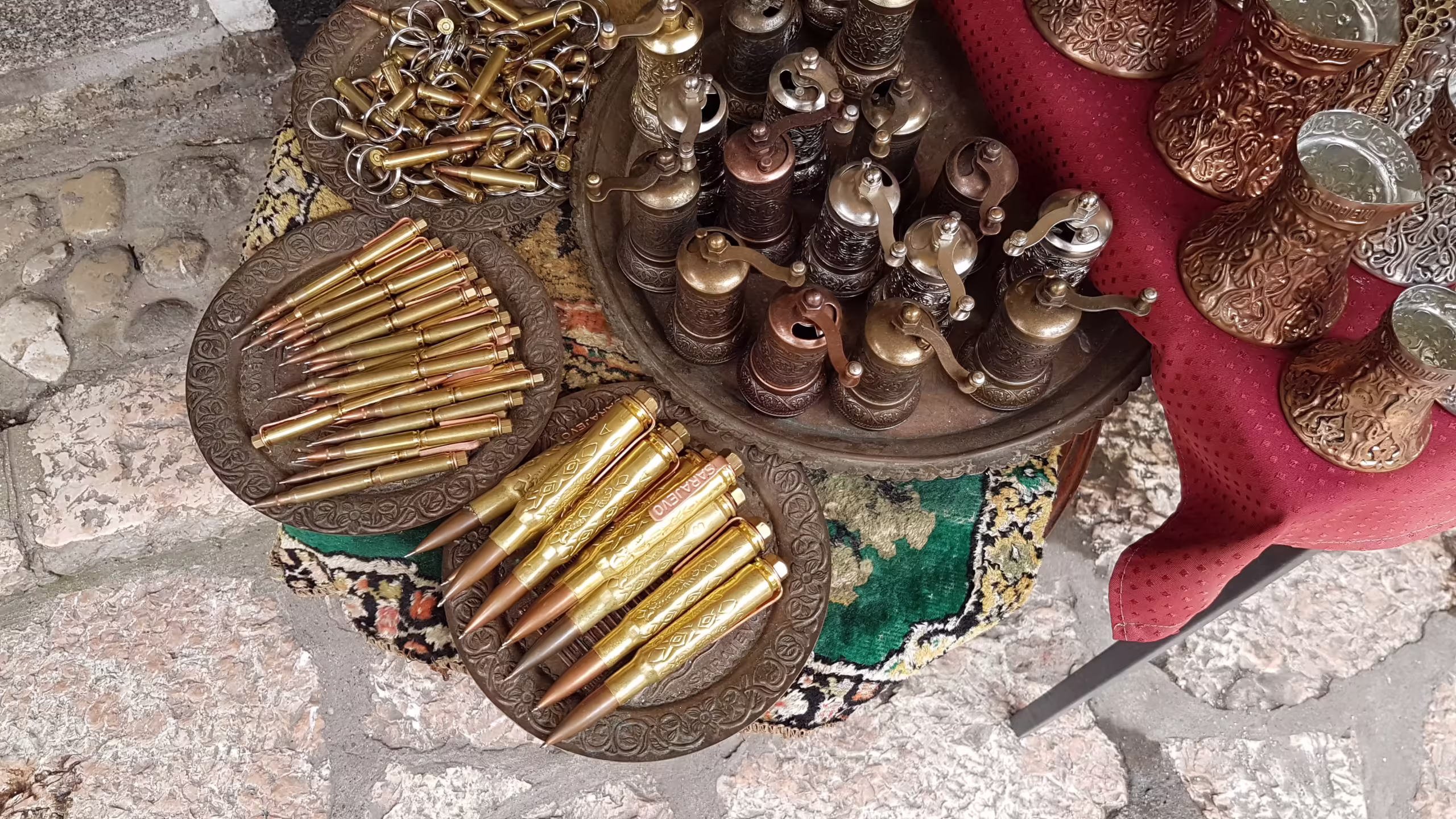 Souvenirs at Baščaršija, Sarajevo.