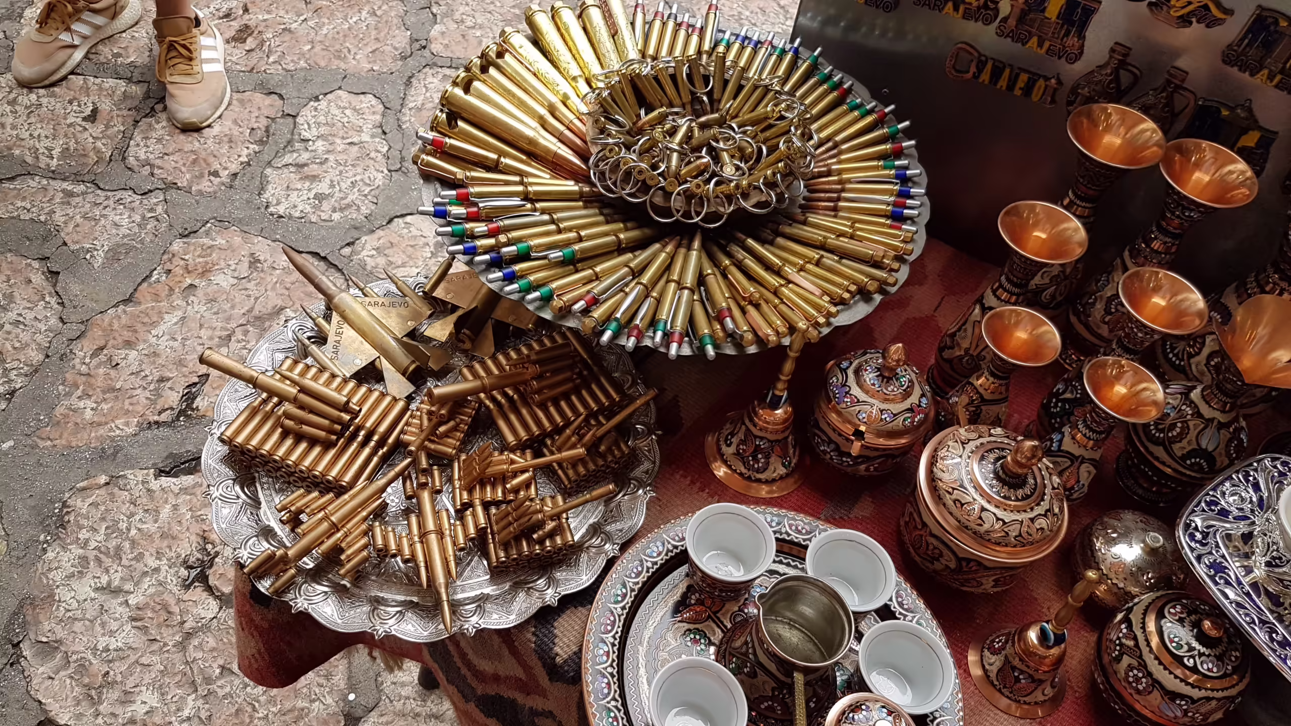 Souvenirs at Baščaršija, Sarajevo.