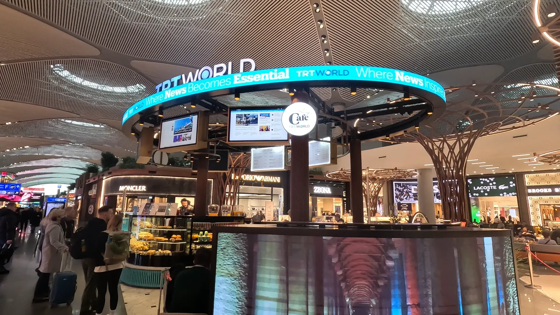 TRT World Cafe at Istanbul Airport